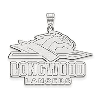 【中古】【輸入品・未使用】LogoArtスターリングシルバーLongwood University XLペンダントチェーンIncluded