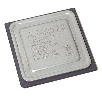 【中古】【輸入品・未使用】AMD - AMD 2.4v I/O 3.3v 450Mhz CPU AMD-K6-2-450AHX AMD-K6-2/450AHX
