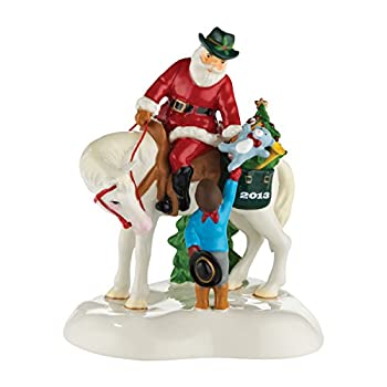 【中古】【インポート品・未当て嵌める】Department 56 スノービレッジ サンタが町に来る2013 付属品図形 5.1in