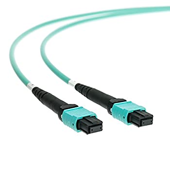 【中古】【インポート品・未当て嵌める】CableWholesale プレナム グラスファイバー有線テレビ MTP/MTP (MPO) マルチ流行り物 デュプレックス 24同盟罷業地びた 100Gbps 50/125 3米突 (10代金