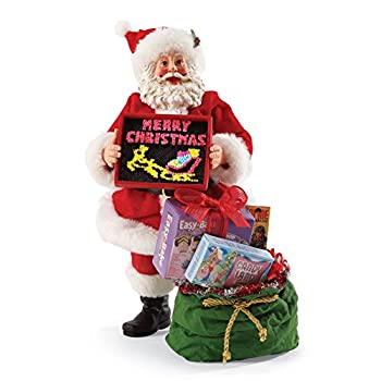 【中古】【輸入品・未使用】Department 56 Possible Dreams Christmas Santa's Merry and Brite Figurine [並行輸入品]
