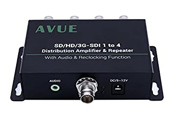 【中古】【輸入品・未使用】AVUE 3?G - SDI / HD - SDI / SDI 1?x 4配布リピータ& Extender with re-clocking関数、各1つまで延長350?ft。｜スカイマーケットプラス