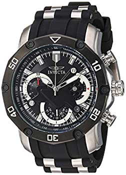 【中古】【輸入品・未使用】Invicta メンズ カジュアル腕時計　プロダイバー　クオーツ　ステンレススチール＆シリコン　 ブラック 　(モデル： 22797)