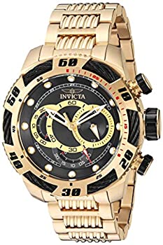 【中古】【インポート品・未当て嵌める】Invicta Men\u0027s 25484 Speedway Quartz Chronograph Black Dial Watch