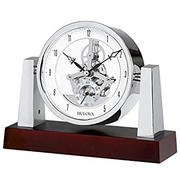 【中古】【輸入品・未使用】B7520 Largo Clock ラルゴクロック Bulova社 Mahogany【並行輸入】|スカイマーケットプラス