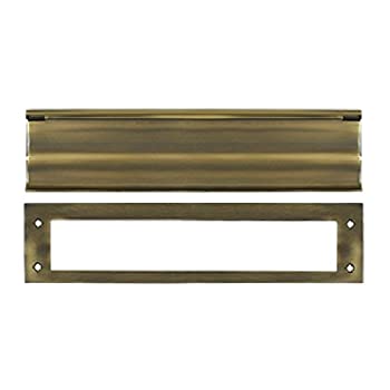【中古】【輸入品・未使用】(Antique Brass) - Deltana MS0030U5 HD 7.8cm x 33cm Solid Brass Mail Slot|スカイマーケットプラス