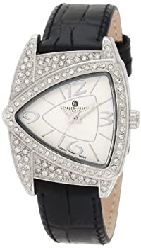 【中古】【輸入品・未使用】Charles-Hubert- Paris Crystal Stainless Steel Case Quartz Watch #6769