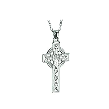 【中古】【輸入品・未使用】ケルティッククロス ネックレス スターリングシルバー 20インチもしくは24インチのチェーン アイリッシュ