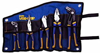 【中古】【輸入品・未使用】IRWIN Tools VISE-GRIP Pliers Set%ｶﾝﾏ% 5-Piece Traditional and GrooveLock with Tool Wrap (1802536) by Irwin Tools