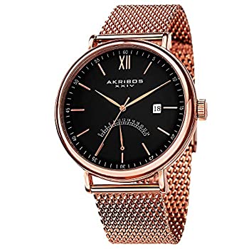 【中古】【輸入品・未使用】[アクリボス XXIV]Akribos XXIV 腕時計 Rose Gold-tone Stainless Steel Watch AK731RG メンズ [並行輸入品]｜スカイマーケットプラス