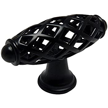 【中古】【輸入品・未使用】Cosmas 1749?FBフラットブラックキャビネットハードウェア鳥かごノブ???25パック|スカイマーケットプラス