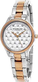 【中古】【インポート品・未当て嵌める】Stuhrling Original Women \u0026apos;s 783.02?Symphony Swiss Quartz Crystal Accentedステンレス鋼スチール写真Link Bracelet Watch