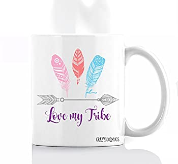 【中古】【輸入品・未使用】Love My Tribe II???11?oz面白いコーヒーマグカップ
