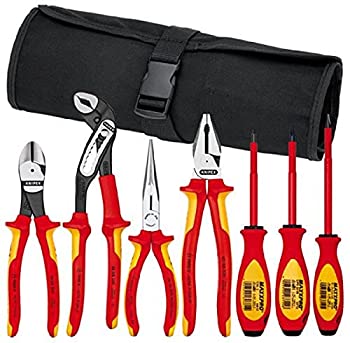 【中古】【インポート品・未当て嵌める】Knipex 989825us 7天下太平Insulated Commercial物の具によって備えつけるKnipex物の具 その他-インテリア・寝具・収納
