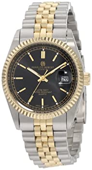 【中古】【輸入品・未使用】Charles-Hubert- Paris Mens Two-Tone Stainless Steel Quartz Watch #3635-B