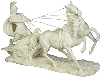【中古】【輸入品・未使用】Design Toscano Charge of the Roman Charioteer Sculpture