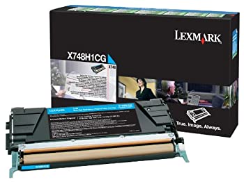 【中古】【輸入品・未使用】LEXMARK X748 RETURN PROG CART HY CYAN