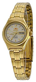 【中古】【輸入品・未使用】Orient # fnq1s002?C Women 's Gold Tone Tri Starゴールドダイヤル自動時計