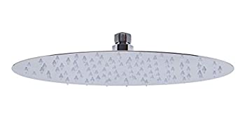 【中古】【インポート品・未当て嵌める】ALFI brand RAIN128-PSS Oval Ultra Thin Rain Shower Head%ｶﾝﾏ% 12-Inch%ｶﾝﾏ% Polished Stainless Steel by Alfi