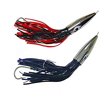 【中古】【インポート品・未当てはめる】EatMyTackle ブレットヘッドフィッシングルアー 弾丸道路トローリングルアー (2容器に並べる、ケーブルリグ)