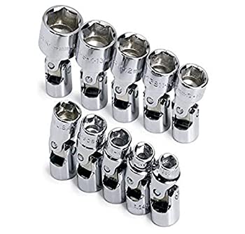 【中古】【輸入品・未使用】S K Hand Tools SKT1335 .25in. Drive 6 Point Metric Flex Socket Set - 10 Pieces [並行輸入品]