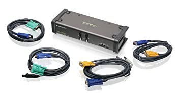 【中古】【輸入品・未使用】2 Port Dual View KVM Switch