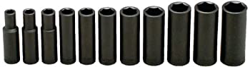 【中古】【インポート品・未当て嵌める】Wright Tool 412 6-Point Deep Impact Socket Set%ｶﾝﾏ% 11-Piece by Wright Tool インテリア・寝具・収納-その他
