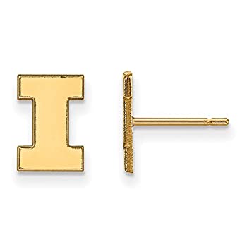 【中古】【輸入品・未使用】イリノイExtra Small (3?/ 8インチ) ポストイヤリング(10?Kホワイトゴールド)|スカイマーケットプラス