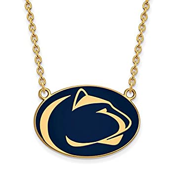 【中古】【輸入品・未使用】Penn State Large (3?/ 4インチ)エナメルペンダントW/ネックレス(ゴールドメッキ)