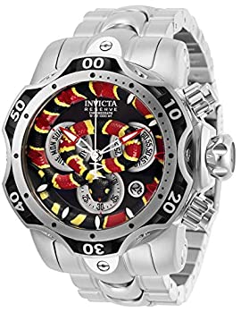 【中古】【インポート品・未当て嵌める】Invicta Men\u0027s 30311 Reserve Quartz Chronograph Black%ｶﾝﾏ% Yellow%ｶﾝﾏ% Red%ｶﾝﾏ% Grey Dial Watch