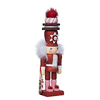 【中古】【輸入品・未使用】Kurt S. Adler%ｶﾝﾏ% Inc. HA0066 Kurt Adler 12'' Hollywood Red Gingerbread Nutcracker with Cookie Hat