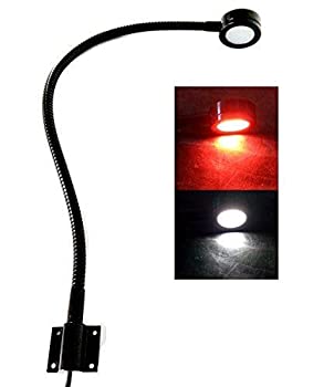 【中古】【インポート品・未当て嵌める】Marine LED 白いこと/赤いことともし火 20in グースネックアーム 調光能力のある照明ランプ 延性のあるな読みもの一覧表ともし火 小船、RV、隊商
