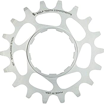 【中古】【輸入品・未使用】Wolf Tooth Components Single SpeedステンレススチールCog : 18t、と互換性3?/ 32?%ﾀﾞﾌﾞﾙｸｫｰﾃ%チェーン