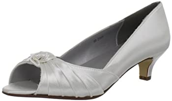 【中古】【インポート品・未当てはめる】(ベンジャミンウォーク) Benjamin Walk Becky White satin 7.5