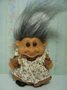 【中古】【輸入品・未使用】7%ﾀﾞﾌﾞﾙｸｫｰﾃ% Russ Berrie Gray Hair %ﾀﾞﾌﾞﾙｸｫｰﾃ%Grandmother%ﾀﾞﾌﾞﾙｸｫｰﾃ% Troll Doll