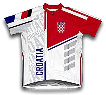 【中古】【インポート品・未当て嵌める】クロアチアScudoPro半袖サイクリングジャージーメンズの