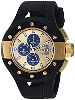 【中古】【インポート品・未当て嵌める】Invicta Men\u0027s \u0027S1 Rally\u0027 Quartz Steel-Two-Tone and Silicone Casual Watch%ｶﾝﾏ% Color:Black (Model: 22438)