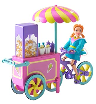 【中古】【輸入品・未使用】Polly Pocket Relaxin' Resort by Mattel (Style\u003dB7133:Popcorn Cart)