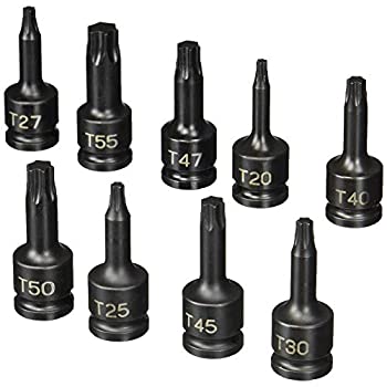 【中古】【輸入品・未使用】Grey Pneumatic - 3/8 Drive 9 Piece Internal Torx Impact Driver Set by Grey Pneumatic