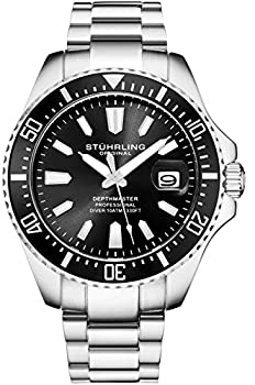 【中古】【インポート品・未当て嵌める】Stuhrling 目あたらしいウォッチ メンズ - プロダイバーウォッチ - メンズスポーツウォッチ スクリューダウンクラウン付き添い人 330フート雨合羽 - アナロ