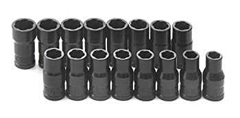 【中古】【インポート品・未当て嵌める】S K Hand Tools SKT756 .25インチ. Drive SAE and Metric Turbo Socket Set - 16 Pieces インテリア・寝具・収納-その他