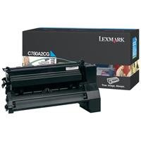 【中古】【インポート品・未当てはめる】LEXMARK TONER CARTRIDGE CYAN C780A2CG