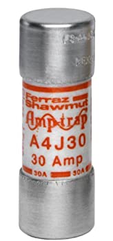 【中古】【輸入品・未使用】Mersen A4J30 600V 30A Class J Fuse%ｶﾝﾏ% 10-Pack by Mersen