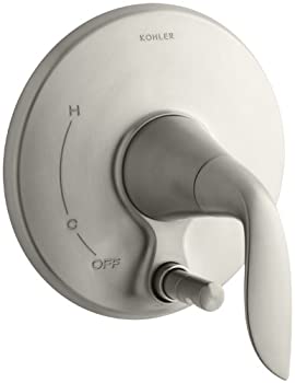 【中古】【輸入品・未使用】KOHLER K-T5321-4-BN Refinia バルブトリム プッシュボタン切替弁付き バルブは含まれません 鮮やかなつや消しニッケル