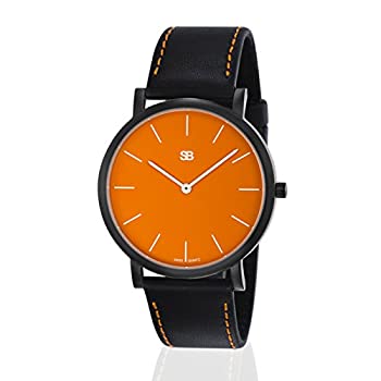 【中古】【インポート品・未当て嵌める】sob1004?SOB Steel Watch W/オレンジ色文字盤