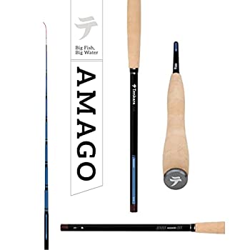 【中古】【輸入品・未使用】Tenkara Amago 13.5?Ft。( 410?cm )ブラック軽量Telescopic Fly釣りロッド|スカイマーケットプラス
