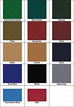 【中古】【輸入品・未使用】8?' Proform High Speed Professional Pool Table Clothフェルト???赤