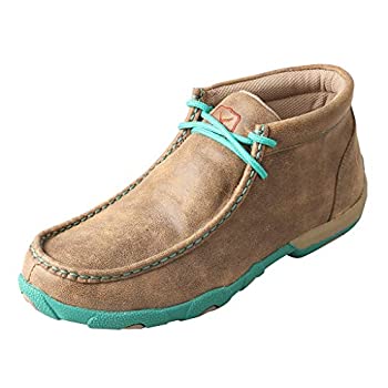 【中古】【輸入品・未使用】(7.5 B(M) US%カンマ% Bomber) - Twisted X Women's Driving Moccasin Bomber Turquoise|スカイマーケットプラス
