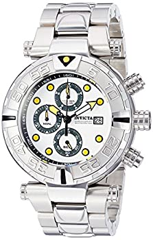 【中古】【インポート品・未当て嵌める】Invicta Men \u0027s Quartzステンレス鋼スチール写真Casual Watch%ｶﾝﾏ% Color : silver-toned (ひな形: 24981?)