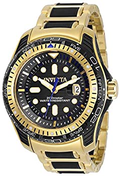 【中古】【インポート品・未当て嵌める】Invicta Men\u0027s Hydromax Black Steel Bracelet \u0026 Case Swiss Quartz Analog Watch 29588
